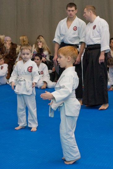 Детский экзамен айкидо