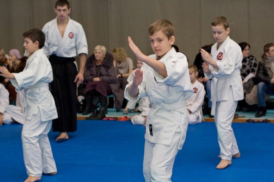 Детский экзамен айкидо