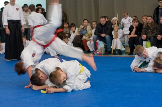 Детский экзамен айкидо