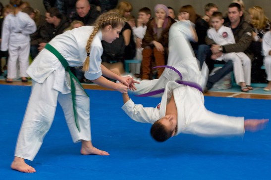 Детский экзамен айкидо