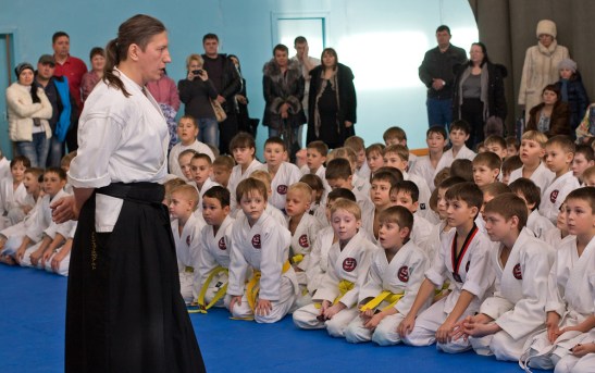 Детский экзамен айкидо